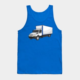 Box truck cartoon illustration Tank Top